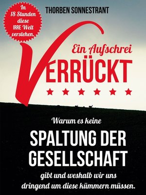 cover image of Verrückt--ein Aufschrei